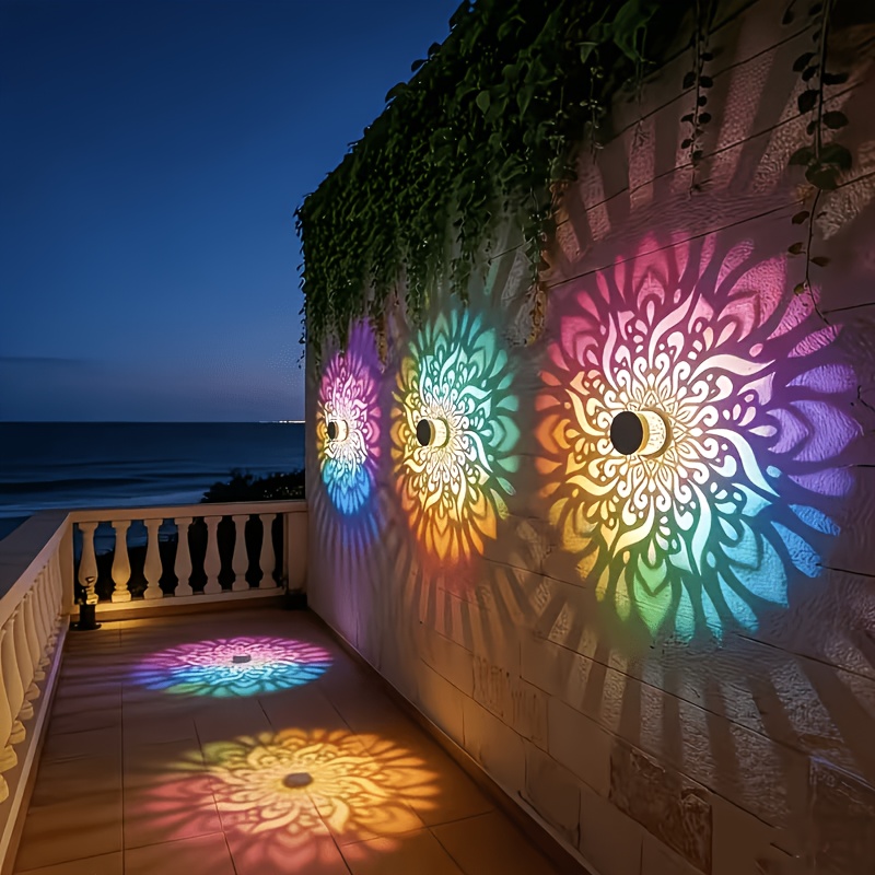 1/2/4 Packs Solar Fence Lights - Outdoor Lighting Waterproof 评论和价格