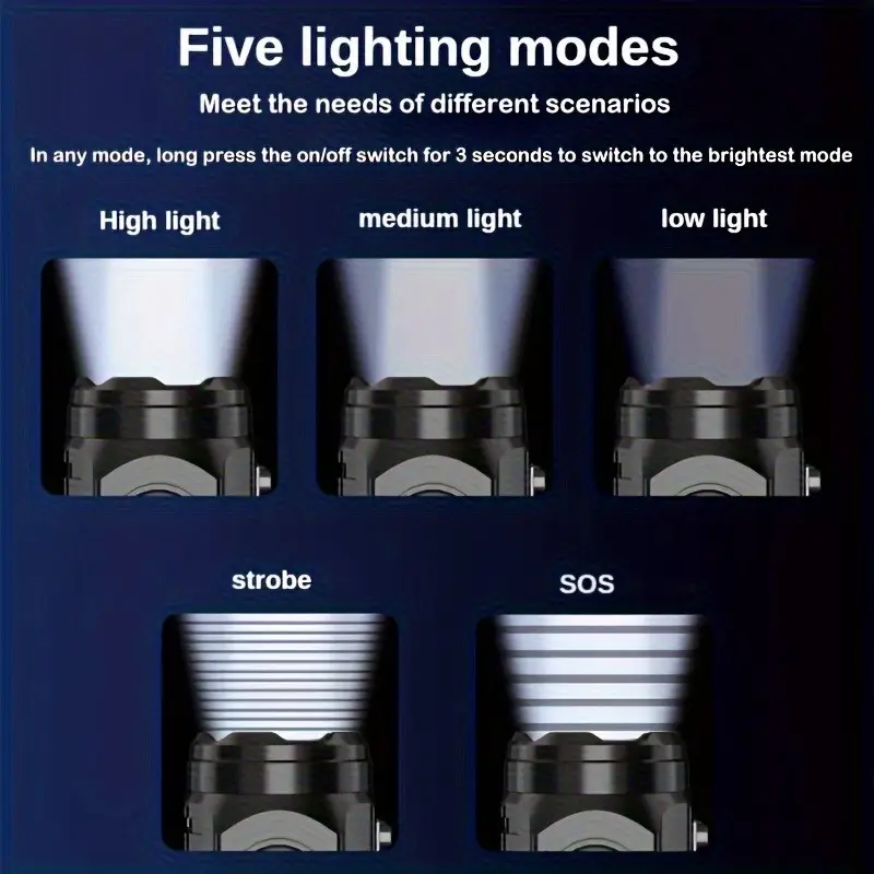 Portable Rechargeable Outdoor  - Outdoor Lighting Black 评论和价格