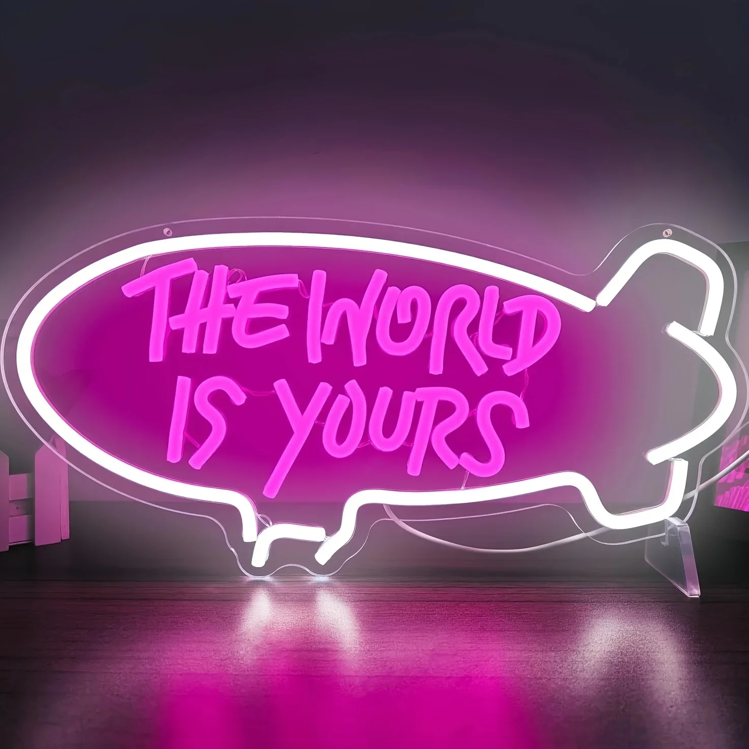 The World Is Yours Blimp Neon  - Outdoor Lighting For Your Home 评论和价格