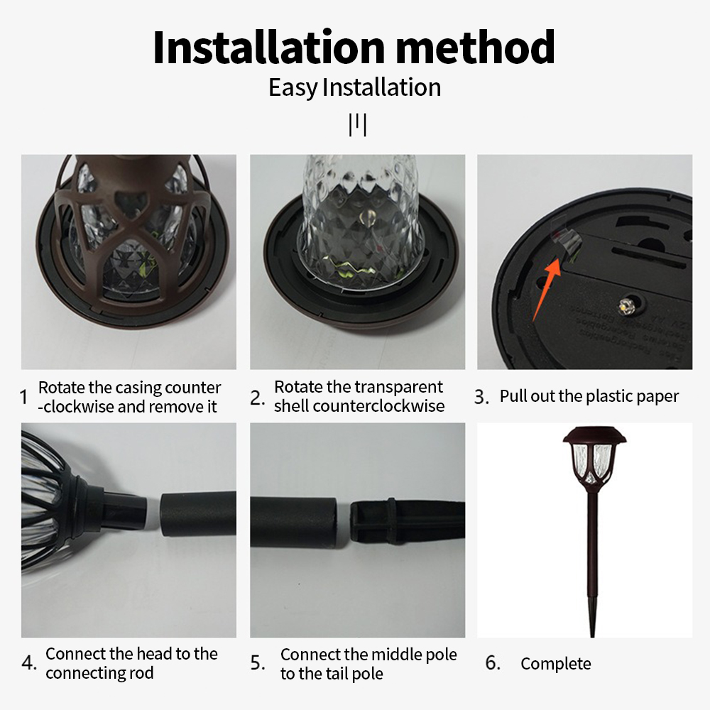 LED Solar Courtyard Lamp Outdo - Outdoor Lighting Pathway 评论和价格