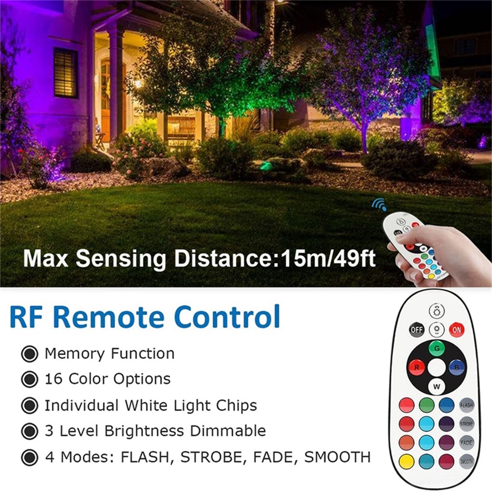 RGBW Landscape Lighting 10W wi - Outdoor Lighting Ip65 评论和价格