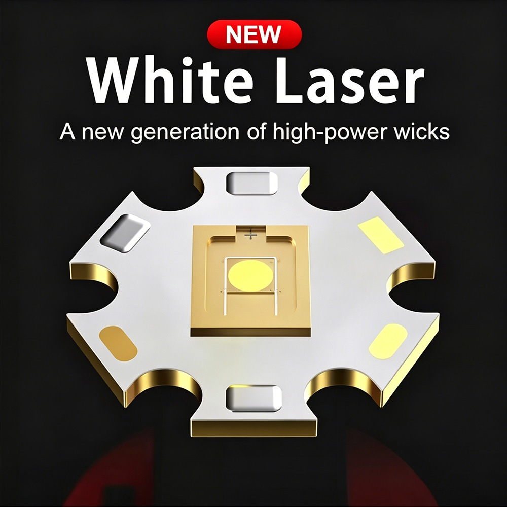 White Laser High Power Flashli - Outdoor Lighting Black 评论和价格