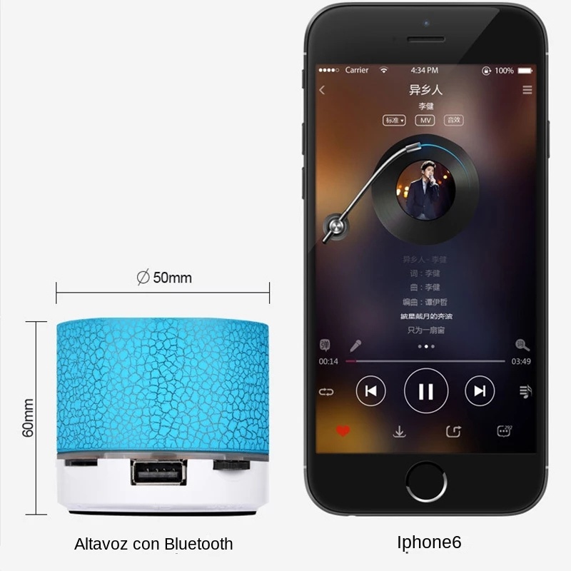 Wireless Bluetooth Speaker LED - Outdoor Lighting Wireless 评论和价格